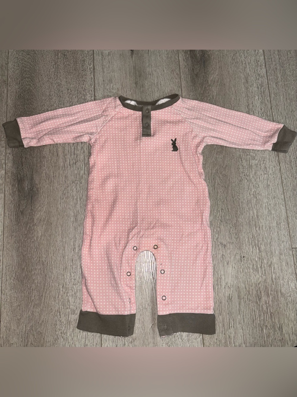 Baby Girl Sleeper Organic Cotton Size 6-12 months Silkberry Baby